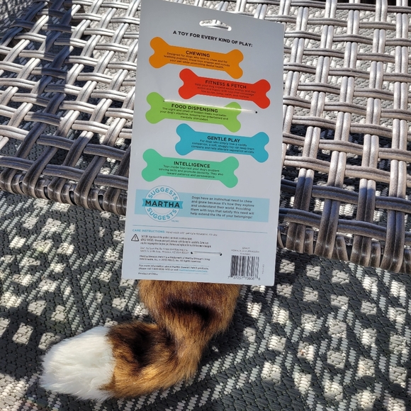 Martha Stewart Fox Pet Squeak Toy new - Picture 3 of 6